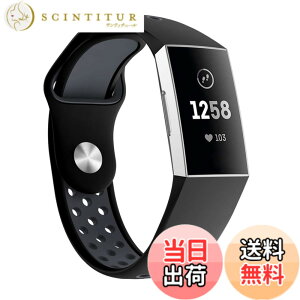 �y���������zComtax for Fitbit Charge 3/ Charge 4 �o���h/�x���g �����p�o���h �_�炩���V���R���o���h �����\ ���F�I�� �X�|�[�c �����x���h (S, �u���b�N+�O���[)