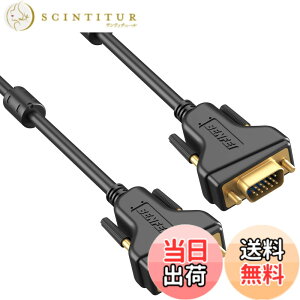 �y���������zBENFEI VGA - VGA �P�[�u���A1.8m VGA - VGA�P�[�u�� (�t�F���C�g�t��)