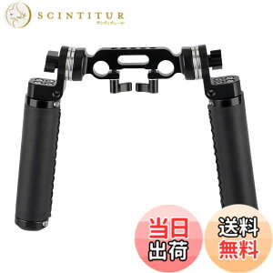 �y���������zNICEYRIG ���[�b�g�n���h���O���b�v�i2�{�Z�b�g�A���U�[���j �{ 15mm�_�u�����b�h�N�����v ���[�b�g�A�_�v�^�[�t�� �A���~�� 1/4�l�W���t�� �n���h�O���b�v �v�� ���[�b�g�t�� DSLR 