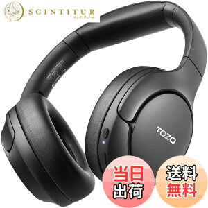 �y���������zTOZO HT2 ���C�����X�w�b�h�z�� Hi-Res Audio(�L���n�C���]) 40mm �_�C�i�~�b�N�h���C�o ���^ �܂��ݎ� �y�� Bluetooth5.3 ���� Type-C & AUX�L���ڑ� �ő�38dB�̃m�C�Y��ጸ�m�C�Y�L����