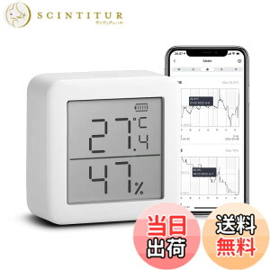 �y���������z�yWorks with Alexa�F��zSwitchBot �����x�v �f�W�^�� �X�}�[�g�Ɠd �����x �X�C�X���Z���T�[ �X�}�z�ŉ��x���x�Ǘ� �~�J �M���Ǒ΍� �A���[���t�� �O���t�L�^ Alexa�AGoogle home�AHomePod