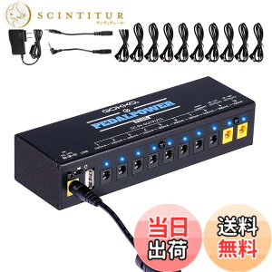 �y���������zGOKKO AUDIO �p���[�T�v���C �G�t�F�N�^�[�y�_���p �G���L�M�^�[�p �d�� 10�Ɨ�9V/12V/18V DC�o�� �d������ (�v���X)
