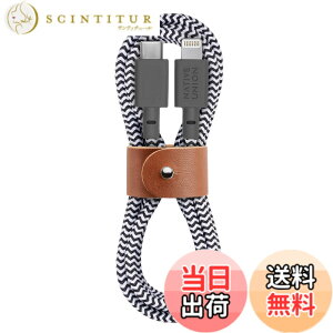 �y���������zNATIVE UNION [�l�C�e�B�u���j�I��] BELT Cable USB-C to ���C�g�j���O �f�[�^���� �}���[�d�P�[�u�� [MFi�F��] iPhone/iPad�Ή� (1.2m)(Zebra)