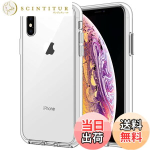 �y���������zJETech iPhonexs/iPhonex �P�[�X (5.8�C���`��piPhone X/Xs) ���΂݂Ȃ� �Ռ��z�� �o���p�[�J�o�[ �����h�~ �N���A�o�b�N (�N���A)