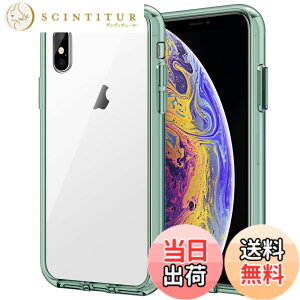 �y���������zJETech iPhonexs/iPhonex �P�[�X (5.8�C���`��piPhone X/Xs) ���΂݂Ȃ� �Ռ��z�� �o���p�[�J�o�[ �����h�~ �N���A�o�b�N (�~�b�h�i�C�g�O���[��)