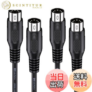 �y���������zCable Matters 2�{�Z�b�g MIDI�P�[�u�� - 1.8m�A5�s��DIN �I�X-�I�X�AMIDI �P�[�u���A�L�[�{�[�h�E�V���Z�T�C�U�[�E�d�q�h�����E�d�q�s�A�m�E�I�[�f�B�I�C���^�[�t�F�[�X�Ή�