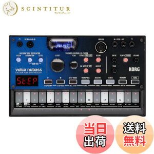 �y���������zKORG �V���Z�T�C�U�[ �x�[�X�}�V�� volca nubass �^��ǉ�H Nutube���� 16�X�e�b�v�V�[�P���T�[ �d�r�쓮 �X�s�[�J�[���� �w�b�h�t�H���g�p�� �ǂ��ł��g����R���p�N�g�T�C�Y ����