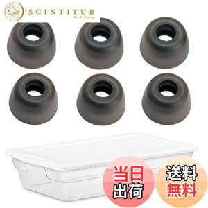 �y���������zA-Focus �C���[�s�[�X �C���[�`�b�v Jabra Elite 65t �C Jabra Elite Active 65t �C Galaxy Buds ���C���z���p �V���R�����`�b�v M�T�C�Y 3�y�A �yFit In Case�z Glay (DZ3M)