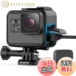 �y���������zSametop GoPro Hero 7/ 6/ 5/ Hero (2018)�J�����ɓK�p gopro�ی�t���[���P�[�X �n�E�W���O �����Y�J�o�[�t�� �S�� ���T�C�Y