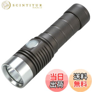 �y���������zUSB Type-C�[�d�� 1600���[���� SST40 LED�^�N�e�B�J�����C�g ���R���p�N�g�T�C�Y �h�� ����LED���C�g ��̂Ђ�T�C�Y �y�ʂŊ���T6061�q��p�A���~���� 4�i�K���邳�ؑ�/�t���b�V��