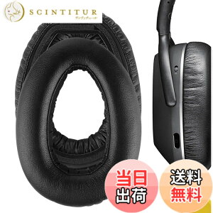 �y���������zGeekria �C���[�p�b�h QuickFit �݊��� �p�b�h �[���n�C�U�[ Sennheiser PXC480, PXC550, PXC550-II, MB660 UC, MB 660 MC �w�b�h�z���ɑΉ� �p�b�h �C���[/�C���[�J�b�v (�v���e�C�����U�[/�u���b�N)