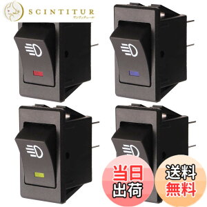 �y���������zKiligen 4��12VDC / 35A�Ԃ̎���LED�t�H�O���C�g���b�J�[�g�O���X�C�b�`�A4�s��ON-OFF�t�H�O���C�g�ADRL�ALED���C�g�o�[�p�̐ԐΉ�LED�C���W�P�[�^���C�g