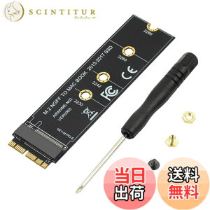 �y���������zMacBook Air Pro�pM.2 NVME SSD�ϊ��A�_�v�^�[�J�[�h Retina�i2013-2017�N�j�AA1465 A1466 A1398 A1502�p��NVME / AHCI SSD�A�b�v�O���[�h�L�b�g�i�u���b�N�����O�A�_�v�^�[�j