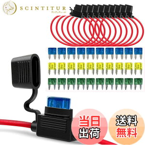 �y���������zGTIWUNG �q���[�Y�z���_�[ 12AWG 10�� ���ϋv �C�����C�� ATC/ATO ���^ �~�j���^ ��w �h���h�o 32V 30A �����ԗp�i�~�j���^�q���[�Y�p�j 30�u���[�h�q���[�Y