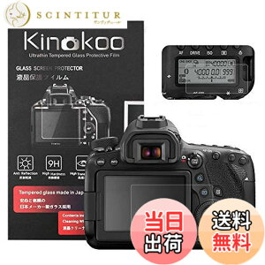 �y���������zkinokoo �f�W�^���J�����t���ی�t�B���� �t���v���e�N�^�[ Canon EOS 6D MarkII��p Canon EOS 6D Mark2�p �t�����j�^�[�p�K���X�v���e�N�^�[0.25mm�ƕ\���o�l���p�����\�ی�t�C�����Z�b�g