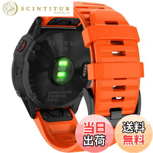 �y���������z26mm �V���R���E�H�b�`�o���h �ւ��x���g �͂ɓK�� GARMIN(�K�[�~��)Fenix 7X / Fenix 6X / Fenix 5X / Enduro 2 / epix Pro 51mm / D2 Delta PX�p ���� �x���g �N�C�b�N�����[�X�u�����t�� �K�[�~�� In