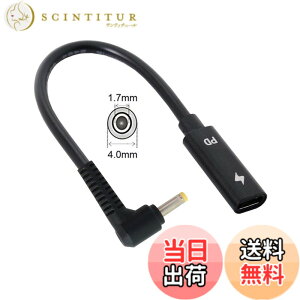 �y���������zJSER Type C USB-C ���X���� - DC/�����`�d��PD�[�d�P�[�u���B�m�[�g�p�\�R��18-20V(HP�p4.0x1.7mm)�ɑΉ��B