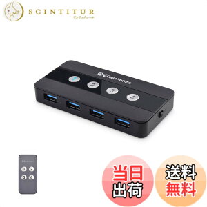 �y���������zCable Matters 4�|�[�g USB �ؑ֊� 4��PC�p 4����4�o�́A�����R���t�� USB 3.0 �ؑ֊�AUSB4�܂���Thunderbolt 4�|�[�g�pUSBA - USBC �ϊ��A�_�v�^�[�t��