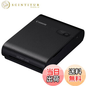 �y���������zCanon �X�}�[�g�t�H���p�v�����^�[ SELPHY SQUARE QX10 �u���b�N(���ϋv/�V�[����/�R���p�N�g)