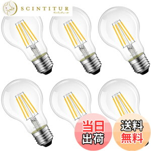 �y���������zLVWIT LED�d�� E26���� 100W�`���� �t�B�������g�d�� 2700K �d���F 1521LM �ȃG�l10.5W �N���A�^�C�v ���g���d�� ���͋C �V�[�����O �y���_���g PSE�F�؍ς� 6�� �������Ή�
