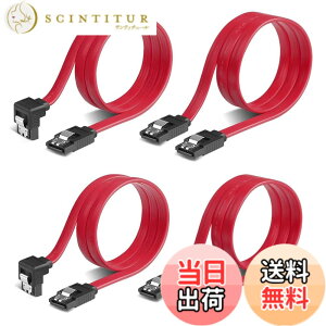 �y���������zYFFSFDC SATA 3�P�[�u�� �V���A���P�[�u�� 4�{�Z�b�g(�X�g���[�g�^+��L�^) �V���A��ATA3�P�[�u�� ���������h�~ �n�[�h�f�B�X�N/���w�h���C�u �œK ���b�`�t 50cm HDD SSD S-ATA III �f�[�^ 