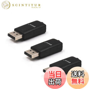 �y���������zEVanlak DispalyPort �w�b�h���X�S�[�X�g�N���V�b�N�X�^�C���f�B�X�v���C�G�~�����[�^�[ PC�p 4K DP �_�~�[�v���O �w�b�h���X1080@60Hz- 3840x2160@17Hz 3�p�b�N