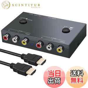 �y���������zLiNKFOR 2�|�[�g AV to HDMI�ϊ��� 16�F9/4�F3 PAL/NTSC�Ή� 1080P N64 PS1 PS2 PS3�Ȃǂ̑Ή� HDMI�P�[�u���t��