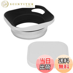 �y���������zHaoge LH-ES3 �����`���^�������Y�t�[�h �z���[�A�E�g�݌v49mm�A�_�v�^�[�����O�t �L���b�v�t for FinePix X100 X100S X100T X70 X100F X100V �J�����p �u�������� LH-X100 AR-X100 LH-X70 ��V���o�[