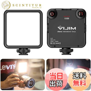 �y���������zUlanzi VL-81 LED�r�f�I���C�g ���^ �[�d�� 3000mAh Type-C 3200k-5600k CRI95+ �F���x�����\ �X�}�[�g �J�������C�g �⏕�Ɩ� �B�e�p���C�g DJI Osmo Pocket Action Mobile 3 Gopro Hero 8/7/6/5 iPhone Samsung 