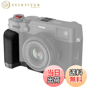 �y���������zSmallRig �Ή� X100VI / X100V��p L���^�n���h�� �A���J�p�N�C�b�N�����[�X�v���[�g���� �y�ʃV���R���T�C�h�n���h�� �V���b�^�[�{�^���ƃz�b�g�V���[�J�o�[�t�� �n���h�O���b�v (