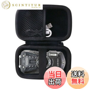 �y���������zWERJIA ���[�P�[�X �݊��� RICOH���R�[WG-90/WG-80/WG-70/WG-60/WG-50/WG-40�f�W�^���J������p���[�P�[�X (storage case)