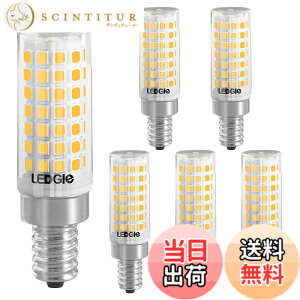 �y���������zLEDGLE LED�d�� E12���� 8W �d���F(3000K) 700lm �n���Q���d��80W�`���� 88��LED �񒲌� �r�[���p360�x 6�_�Z�b�g PSE�F�؍ς�