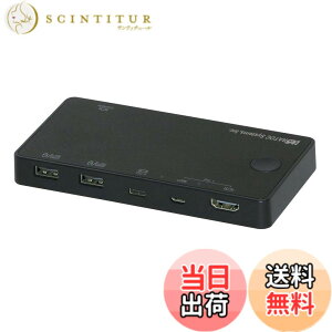 �y���������z���g�b�N�V�X�e�� 4K HDMI �p�\�R�� 2��p RS-240CA-4K USB-C HDMI PC�ؑ֊� 2�� �f�B�X�v���C