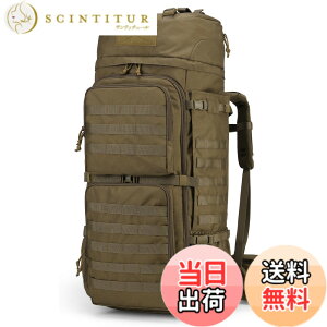 �y���������z[Mardingtop] 75L �~���^���[ �o�b�N�p�b�N ��e�� �o�R �����b�N �^�N�e�B�J�� �o�b�O MOLLE �R�p �����b�N�T�b�N �L�����v �g���b�L���O ���s �h�� ���C���J�o�[�t��