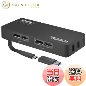 �y���������zPlugable USB-C �ϊ��O���t�B�b�N�A�_�v�^�A�f�B�X�v���C�ϊ� Windows�AMac �p �f���A�� 4K HDMI ����� DisplayPort�AUSB 3.0�AUSB Type-C �Ή�