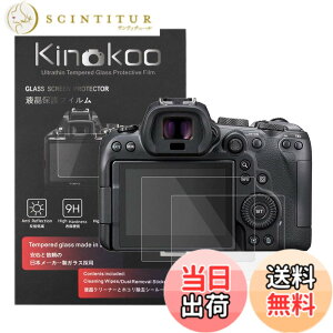 �y���������zkinokoo �t���ی�t�B���� CANON EOS R6 Mark2/EOS R6/EOS R7/EOS R6 MK2 �p �d�x9H �����ߗ� �ώw�� �C�A���� �����K���X ����0.25mm 2���Z�b�g �N���X�t��(EOS R6 MK2/R6/R7��p)