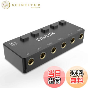 �y���������zCubilux 6.35mm �I�[�f�B�I 5���z�� �X�C�b�`�t���A1 ���� 5 �o�� 6.35 mm �C���z�� �X�v���b�^�[�A5�E�F�C 1/4 ���y���z��A�M�^�[�A�d�q�s�A�m�A�y��M������@