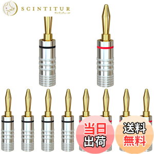 �y���������zCleqee 24K�����b�L 8�{�Z�b�g �o�i�i�v���O �X�s�[�J�[�P�[�u���R�l�N�^�[ �˂����ݎ� ���͂񂾒[�q �I�[�f�B�I�W���b�N�R�l�N�^ �X�s�[�J�[���C���[�p �X�s�[�J�[�v���O