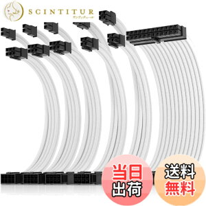 �y���������zAsiaHorse PC�d�������X���[�u�P�[�u�� �� [16AWG�����\���R�A] PSU �����P�[�u�� 6�{ & 30CM 3�{��8�s��GPU�����P�[�u�� 2�{��8�s��CPU�����P�[�u�� 1�{��24�s��ATX�d�������X���[�u�P�[�u
