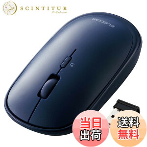 �y���������z�G���R�� ���C�����X�}�E�X ����2.4GHz Slint M-TM10DBBU/EC ���^ �É� 4�{�^�� �v���[�����[�h�@�\�t Windows Mac �Ή� �l�C�r�[�u���[
