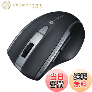 �y���������z�T�����T�v���C Bluetooth�}�E�X �É� �u���[LED 5�{�^��(�߂�E�i�ރ{�^��) ���^ �u���b�N MA-BTBL167BK