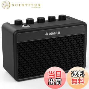 �y���������zDonner �M�^�[�A���v �~�j 5W �[�d�� 3�o���hEQ���� ��� �R���p�N�g �y�� ������K Retro British tone DA-10