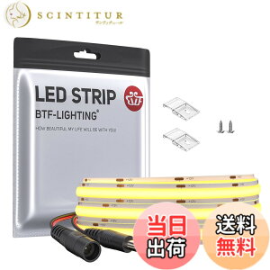 �y���������zBTF-LIGHTING COB FCOB LED�e�[�v���C�g �����x �t���L�V�u�� 1M 528LEDs/m �d���F 3000K ��10mm �X�g���b�v���C�g DC12V 14W/m �����\ �ό`�\ �ؒf�\ �Q�� �L�b�`���z�[�� �������� �G�l��