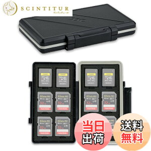 �y���������zJJC 24 �X���b�g �������[�J�[�h�P�[�X �������[�J�[�h�z���_�[ 12�� SD SDHC SDXC �J�[�h + 12�� CFexpress Type A �J�[�h ���[�P�[�X �ϏՌ� �h�o �h�� Sony A1 A7R5 A7M4 A7S3 A9III �ȂǗp