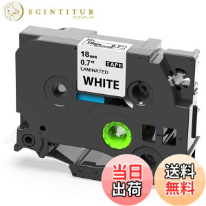 �y���������z1�{ 18mm ���n������ �݊� �u���U�[ �s�[�^�b�` �e�[�v �� ���n TZe-241 TZ 241 Brother P-Touch Tze ���~�l�[�g�e�[�v ���x�����C�^�[ �e�[�v ����8m