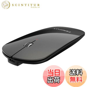 �y���������zFENIFOX �����^ �}�E�X Bluetooth, �É� ���C�����X �[�d�� �y�ʃR���p�N�g �|�[�^�u���f�U�C�� �Ή� Mac Windows �m�[�g�p�\�R�� iPad �^�u���b�g �X�}�z ���@�� - ���� �u���b�N