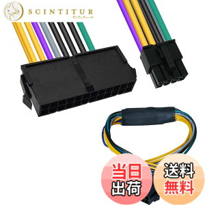 �y���������zXiatiaosann 24 �s������8Pin�d���ϊ��P�[�u��DELL�p�AOptiplex �}�U�[�{�[�h 3020 7020 9020 Q75 Q65�p�AATX PSU �d���A�_�v�^�[ �P�[�u���A30cm 18AWG
