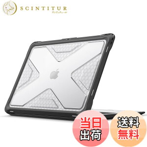 �y���������zFintie MacBook Air 13 �P�[�X �ی�P�[�X 2018 2019 2020 2021 ���� 13�C���` PC TPU�o���p�[ ���^ �y�� �ϏՌ��� ���h�~ �r�M���݌v ������� (���f���ԍ�A2179 / A1932 / A2337 (M1)) �i�u���b�N�j