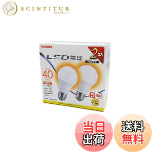 �y���������zTOSHIBA(����) LED�d�� 40W���� �L�z�� �d���F E26���� 2P �����Ή� LDA4L-G/K40V1RP