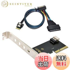 �y���������zNFHK U.2 SFF-8639 NVME PCIe SSD�P�[�u�������PCI-E 3.0 4.0~SFF-8654 SAS�J�[�h�A�_�v�^